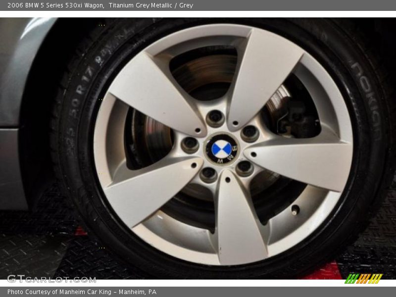 Titanium Grey Metallic / Grey 2006 BMW 5 Series 530xi Wagon