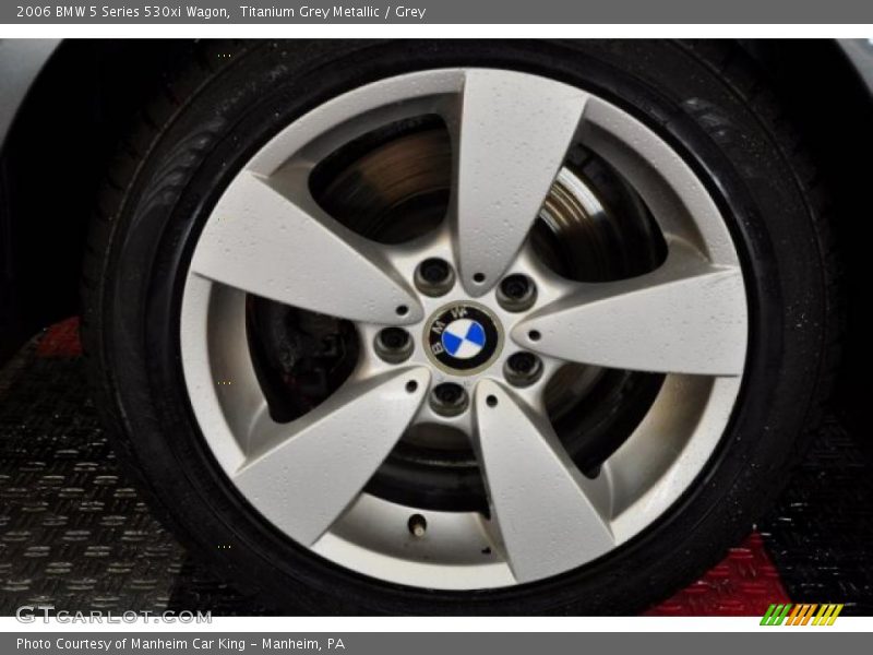 Titanium Grey Metallic / Grey 2006 BMW 5 Series 530xi Wagon