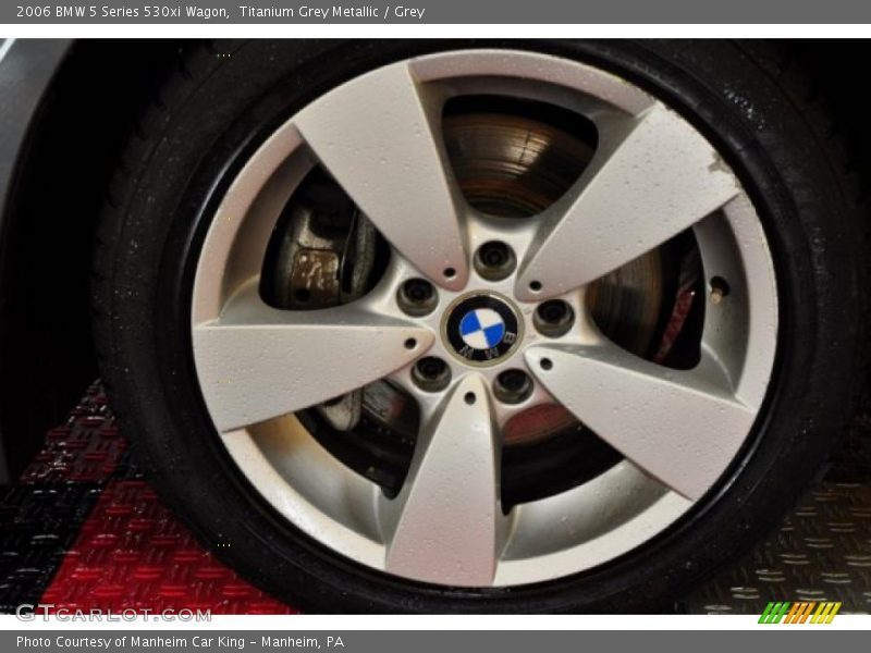 Titanium Grey Metallic / Grey 2006 BMW 5 Series 530xi Wagon