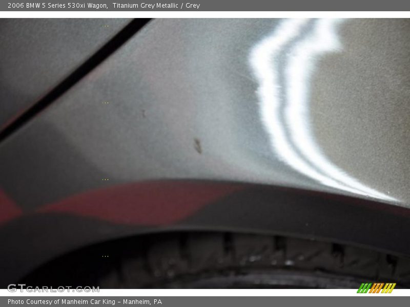 Titanium Grey Metallic / Grey 2006 BMW 5 Series 530xi Wagon