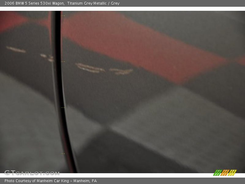 Titanium Grey Metallic / Grey 2006 BMW 5 Series 530xi Wagon
