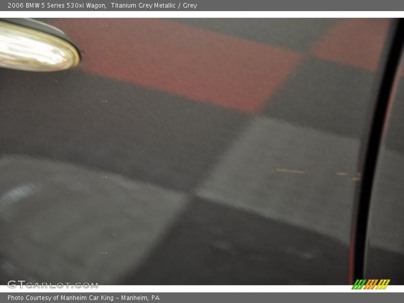 Titanium Grey Metallic / Grey 2006 BMW 5 Series 530xi Wagon