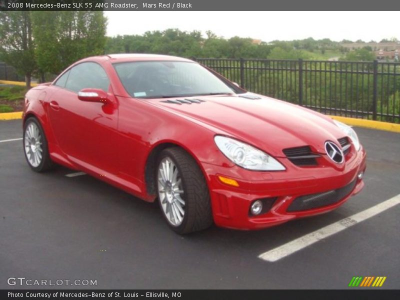 Front 3/4 View of 2008 SLK 55 AMG Roadster