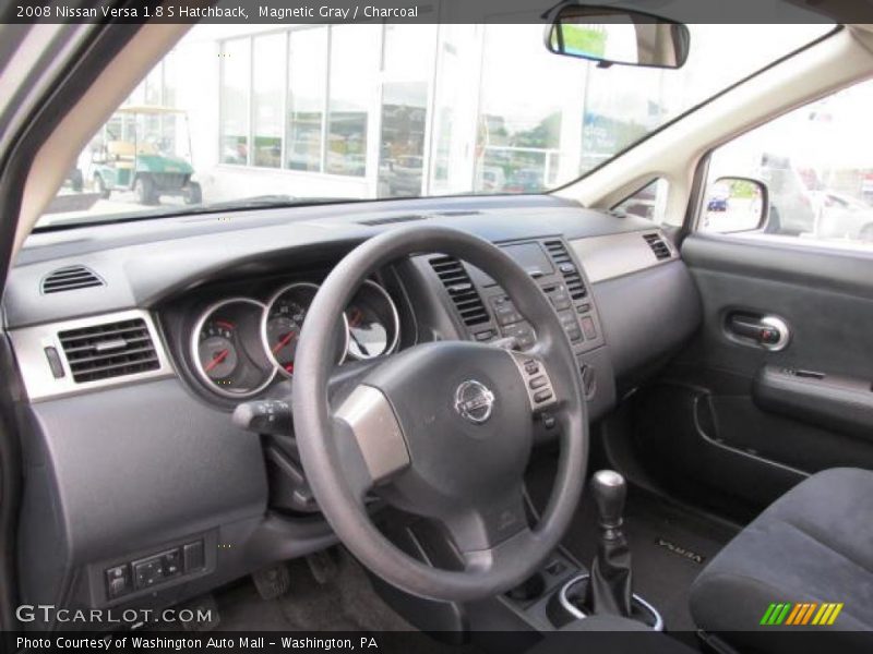 Magnetic Gray / Charcoal 2008 Nissan Versa 1.8 S Hatchback