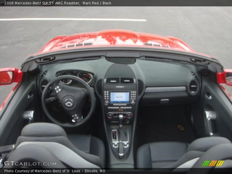  2008 SLK 55 AMG Roadster Black Interior