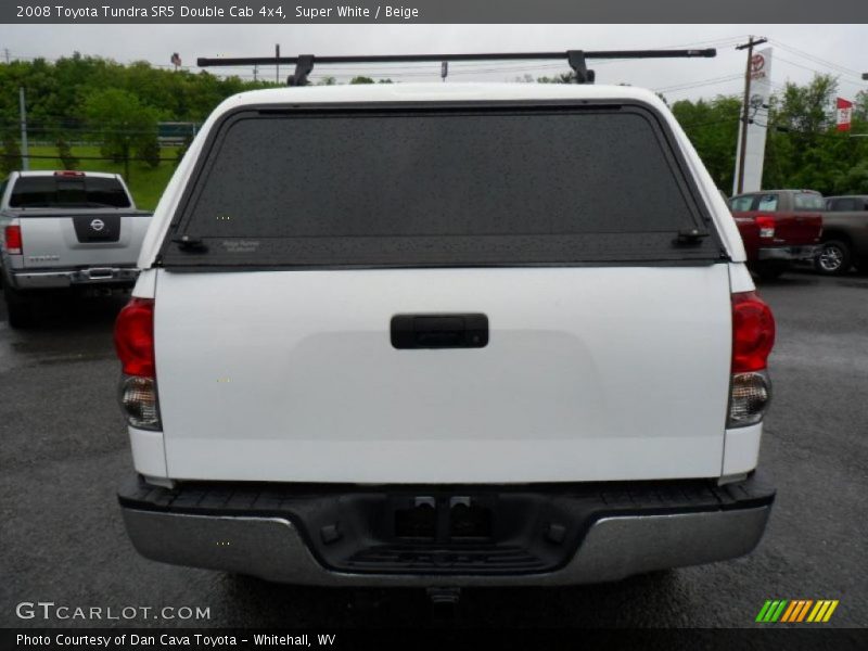 Super White / Beige 2008 Toyota Tundra SR5 Double Cab 4x4