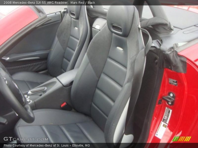  2008 SLK 55 AMG Roadster Black Interior