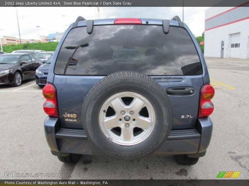 Steel Blue Pearlcoat / Dark Slate Gray 2002 Jeep Liberty Limited 4x4