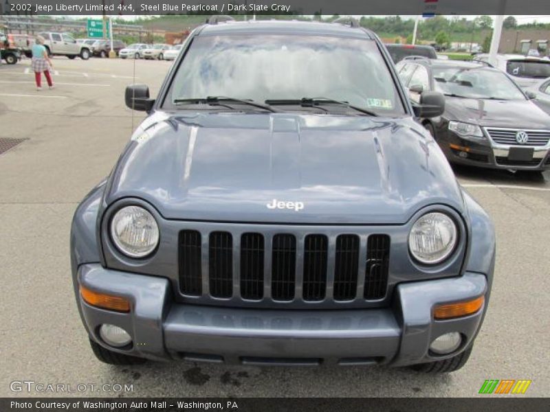 Steel Blue Pearlcoat / Dark Slate Gray 2002 Jeep Liberty Limited 4x4