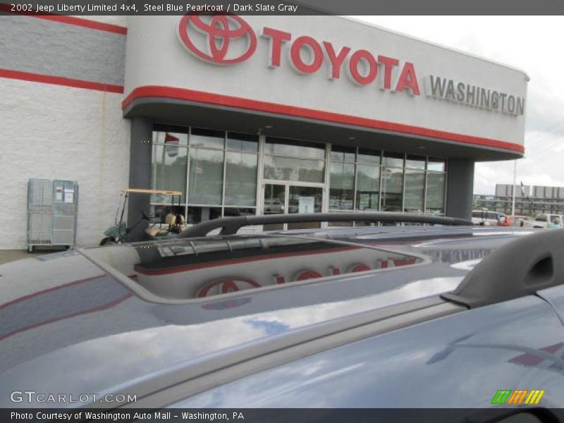 Steel Blue Pearlcoat / Dark Slate Gray 2002 Jeep Liberty Limited 4x4