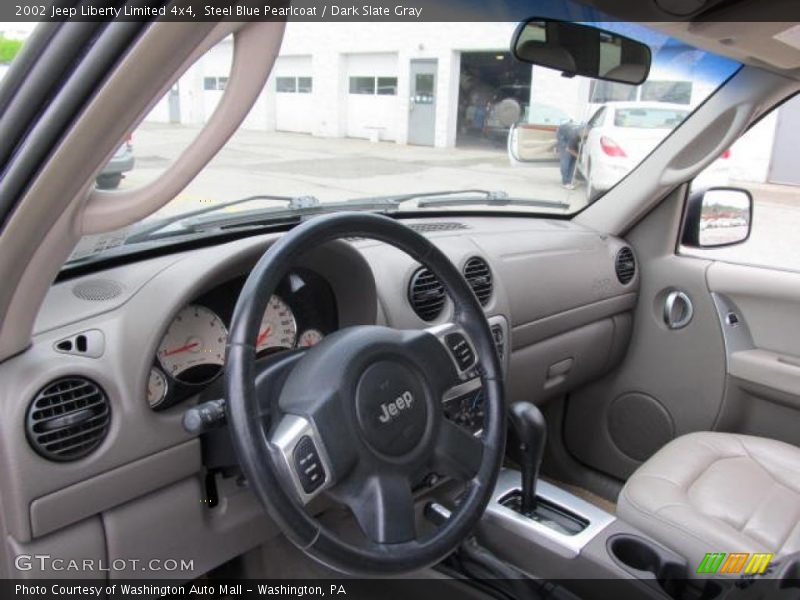 Steel Blue Pearlcoat / Dark Slate Gray 2002 Jeep Liberty Limited 4x4