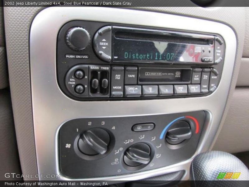 Steel Blue Pearlcoat / Dark Slate Gray 2002 Jeep Liberty Limited 4x4