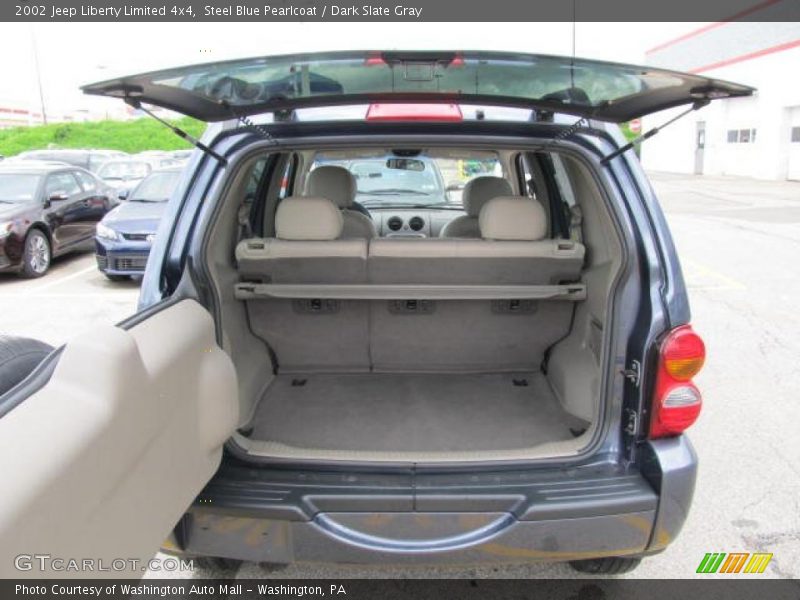 Steel Blue Pearlcoat / Dark Slate Gray 2002 Jeep Liberty Limited 4x4