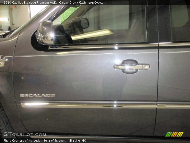 Galaxy Gray / Cashmere/Cocoa 2010 Cadillac Escalade Premium AWD