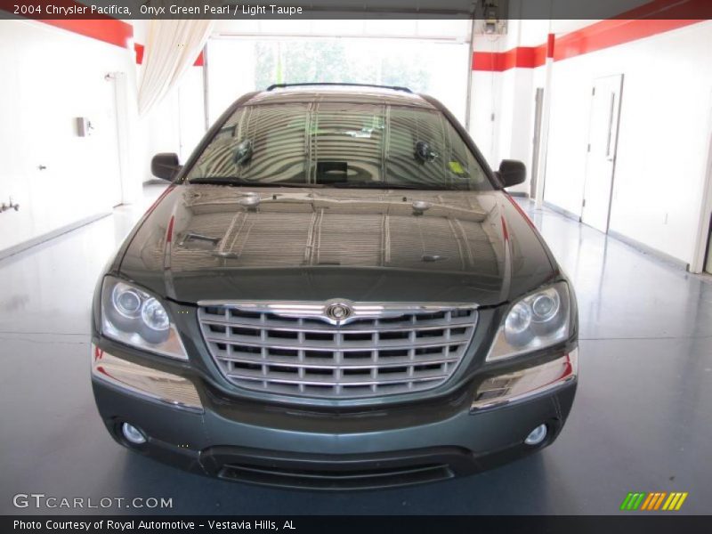 Onyx Green Pearl / Light Taupe 2004 Chrysler Pacifica