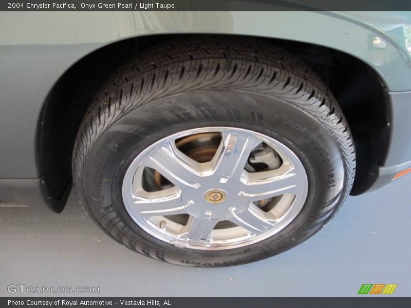Onyx Green Pearl / Light Taupe 2004 Chrysler Pacifica