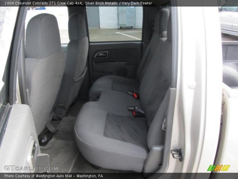 Silver Birch Metallic / Very Dark Pewter 2004 Chevrolet Colorado Z71 Crew Cab 4x4