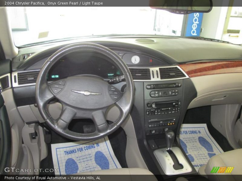 Onyx Green Pearl / Light Taupe 2004 Chrysler Pacifica