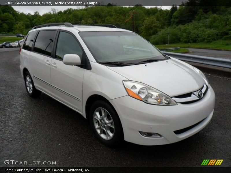 Arctic Frost Pearl / Taupe 2006 Toyota Sienna Limited