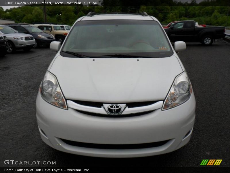 Arctic Frost Pearl / Taupe 2006 Toyota Sienna Limited