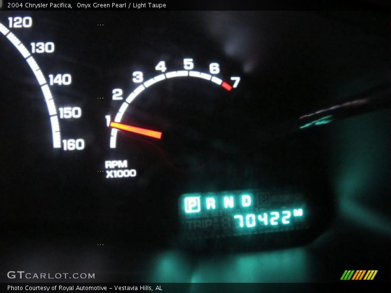 Onyx Green Pearl / Light Taupe 2004 Chrysler Pacifica