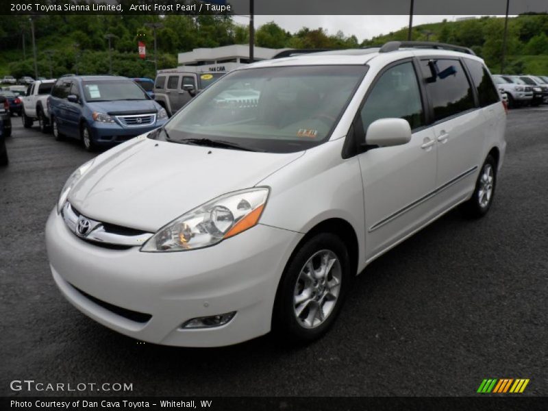 Arctic Frost Pearl / Taupe 2006 Toyota Sienna Limited