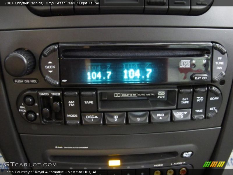 Onyx Green Pearl / Light Taupe 2004 Chrysler Pacifica