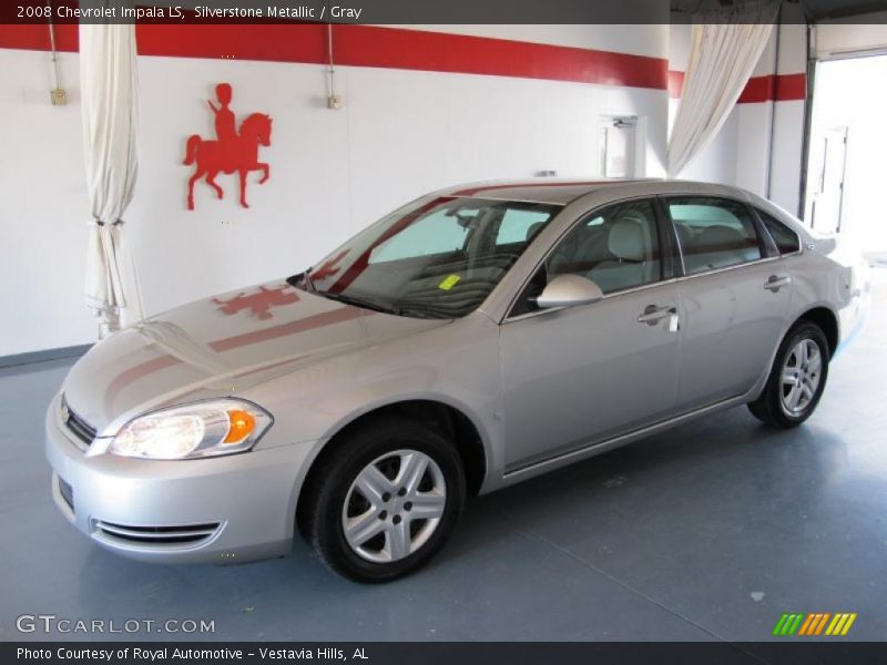 Silverstone Metallic / Gray 2008 Chevrolet Impala LS
