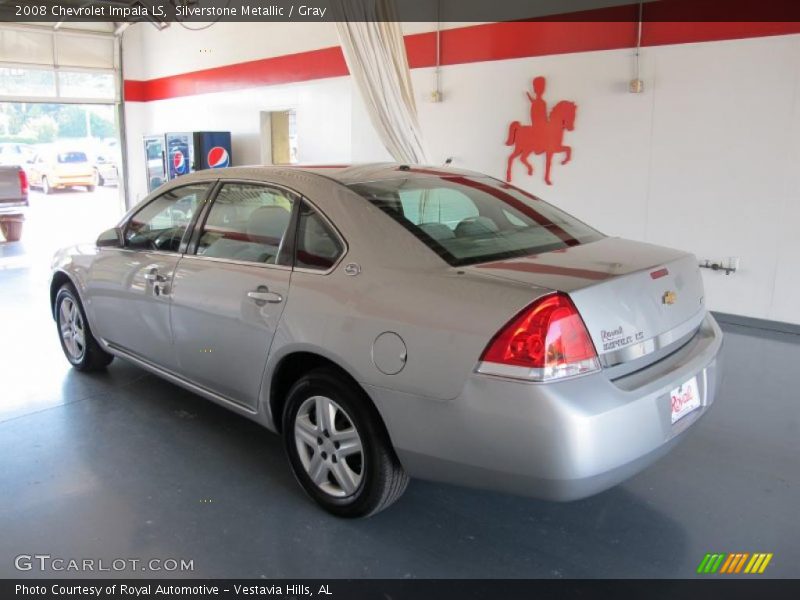Silverstone Metallic / Gray 2008 Chevrolet Impala LS