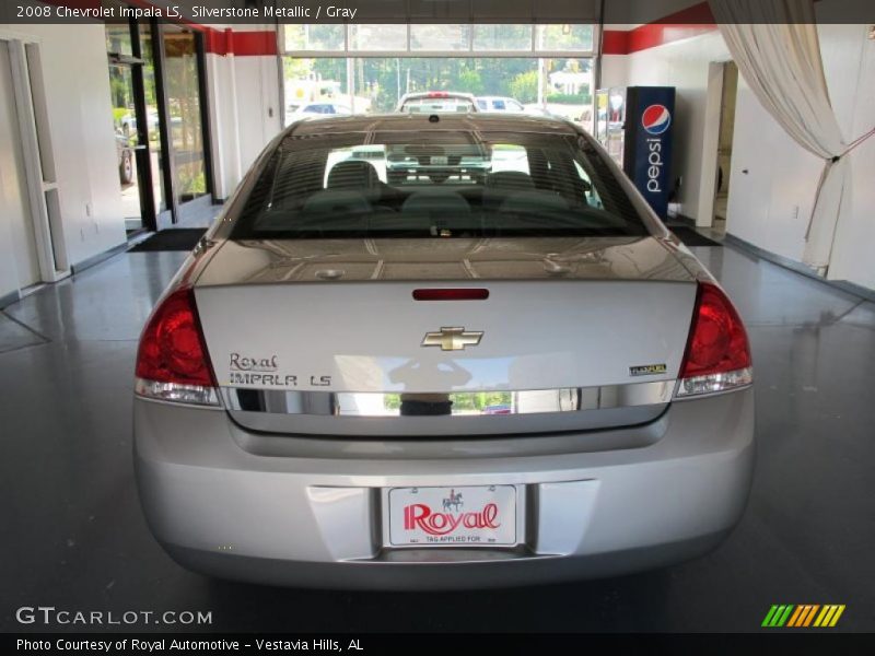 Silverstone Metallic / Gray 2008 Chevrolet Impala LS
