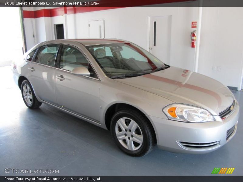 Silverstone Metallic / Gray 2008 Chevrolet Impala LS