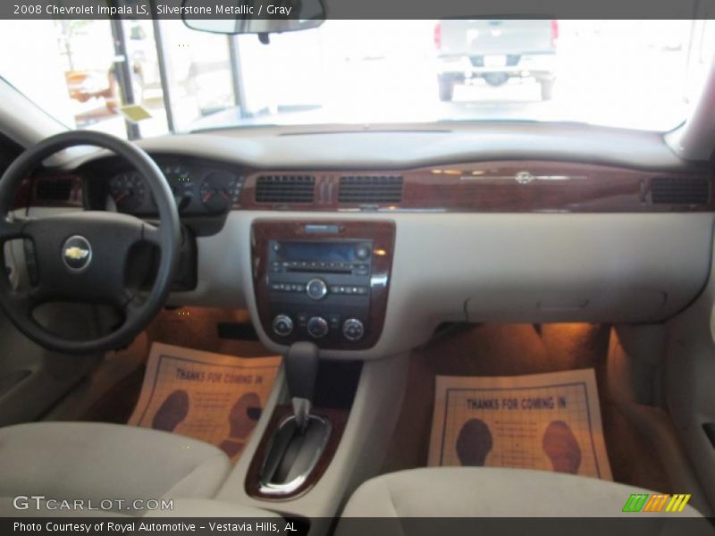 Silverstone Metallic / Gray 2008 Chevrolet Impala LS