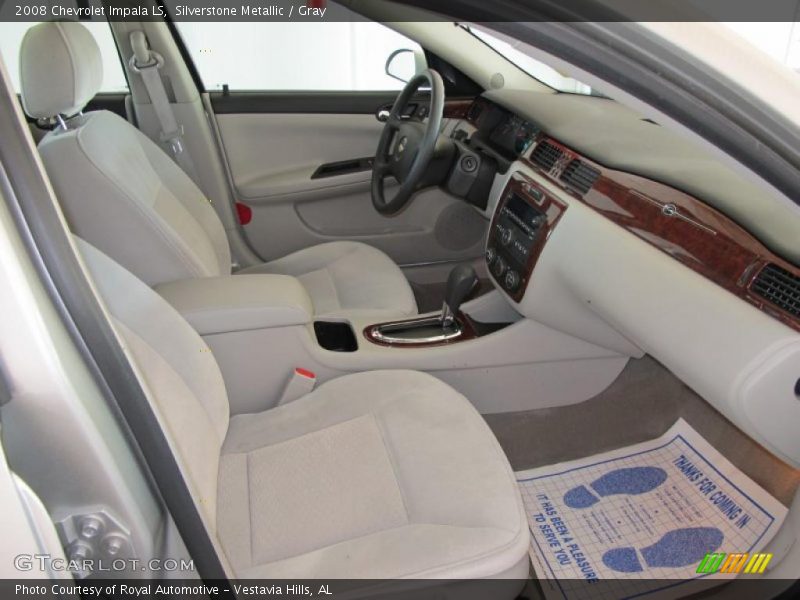 Silverstone Metallic / Gray 2008 Chevrolet Impala LS