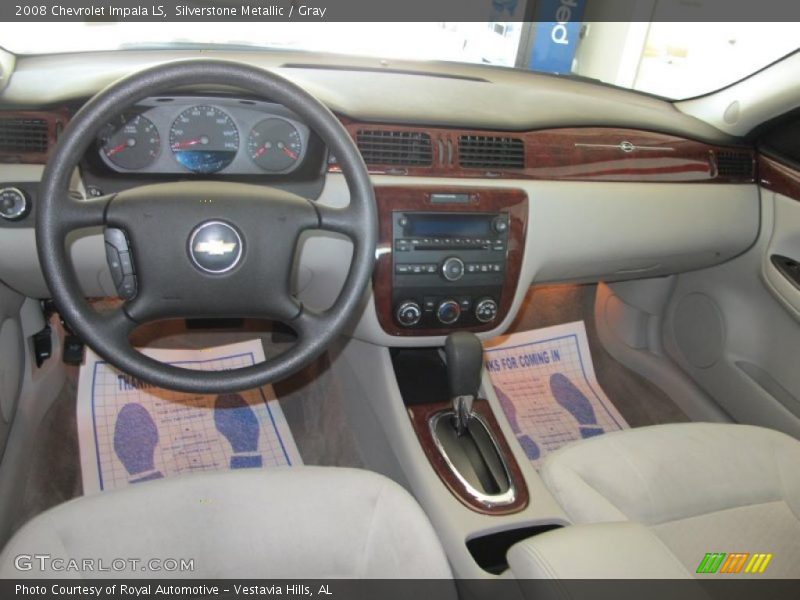 Silverstone Metallic / Gray 2008 Chevrolet Impala LS
