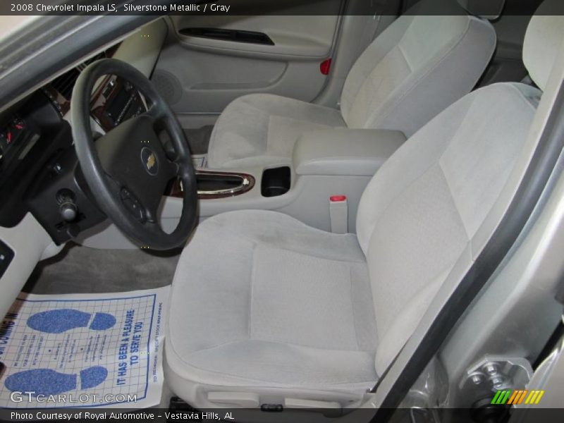 Silverstone Metallic / Gray 2008 Chevrolet Impala LS