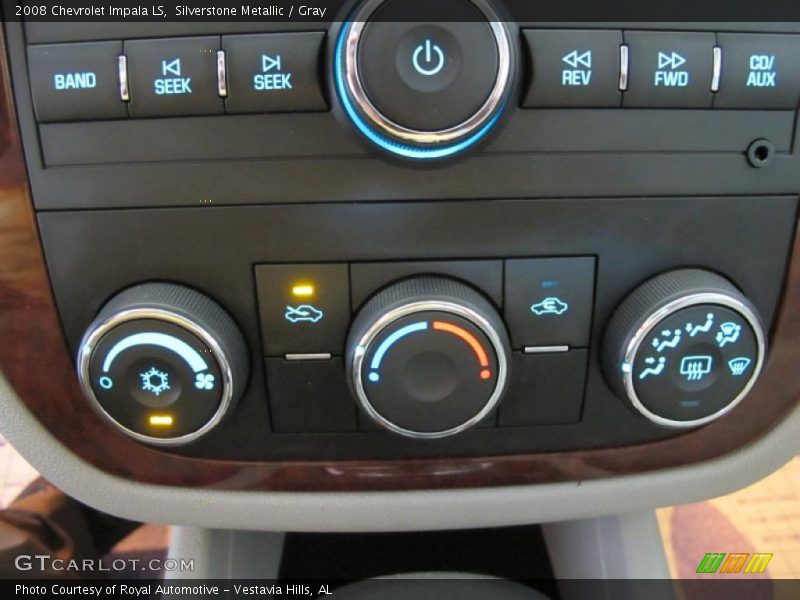 Silverstone Metallic / Gray 2008 Chevrolet Impala LS