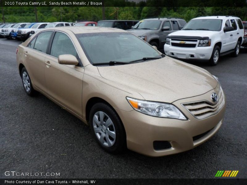 Sandy Beach Metallic / Bisque 2010 Toyota Camry LE