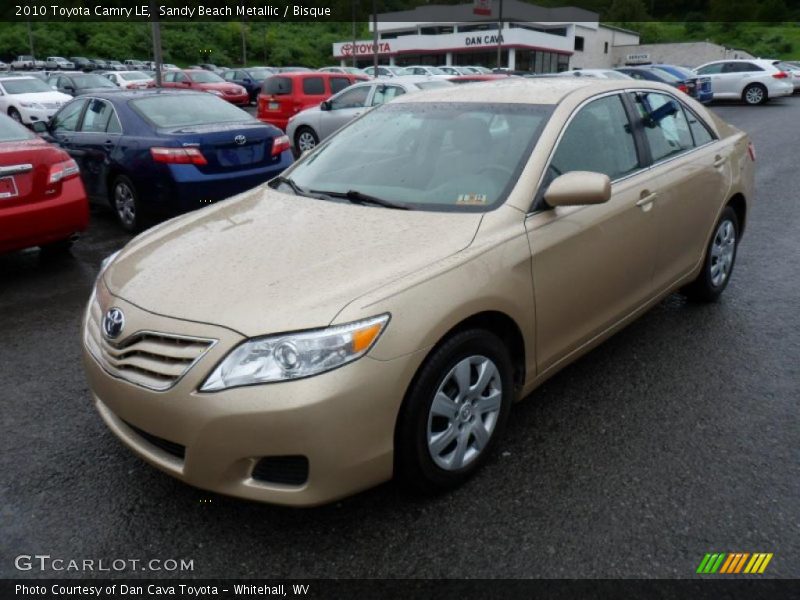 Sandy Beach Metallic / Bisque 2010 Toyota Camry LE