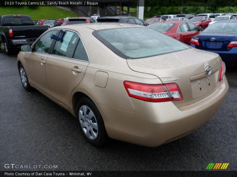 Sandy Beach Metallic / Bisque 2010 Toyota Camry LE