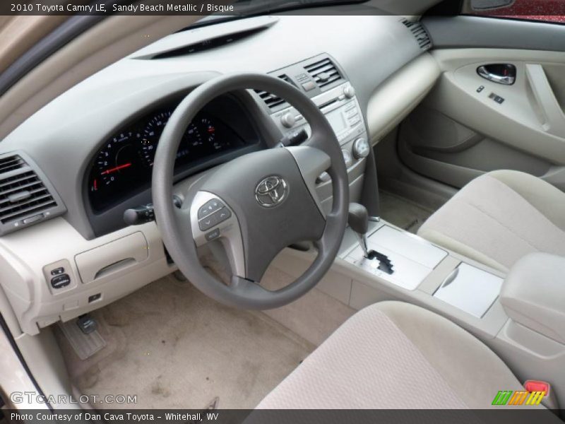 Sandy Beach Metallic / Bisque 2010 Toyota Camry LE