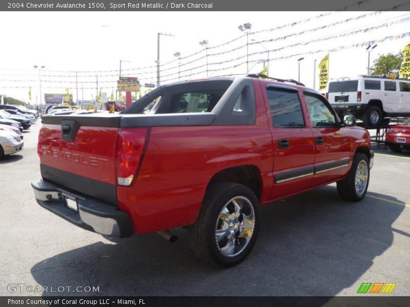 Sport Red Metallic / Dark Charcoal 2004 Chevrolet Avalanche 1500