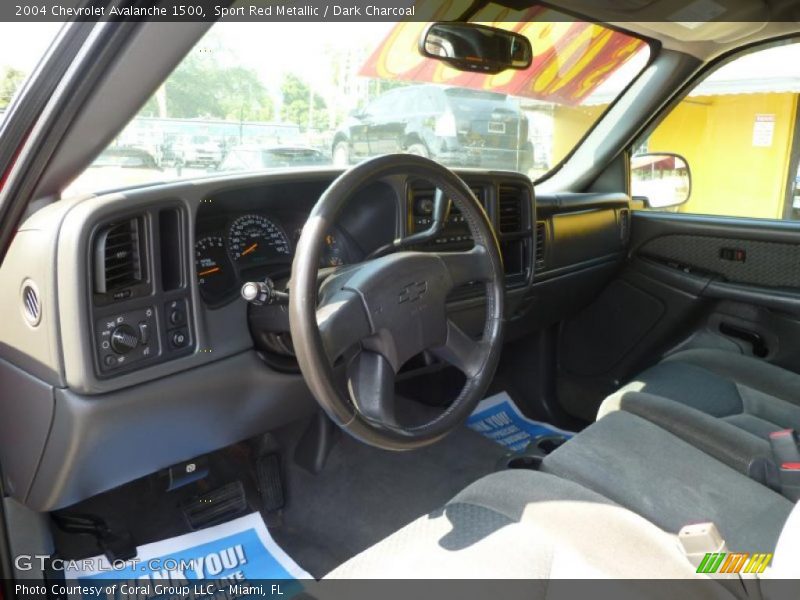Sport Red Metallic / Dark Charcoal 2004 Chevrolet Avalanche 1500