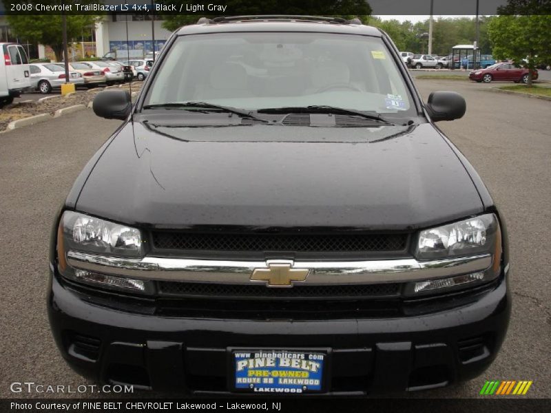Black / Light Gray 2008 Chevrolet TrailBlazer LS 4x4