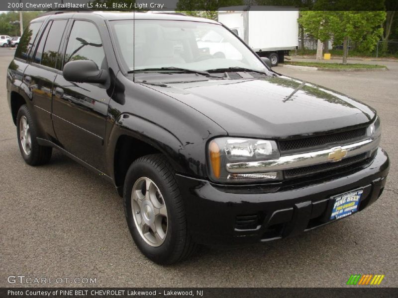Black / Light Gray 2008 Chevrolet TrailBlazer LS 4x4