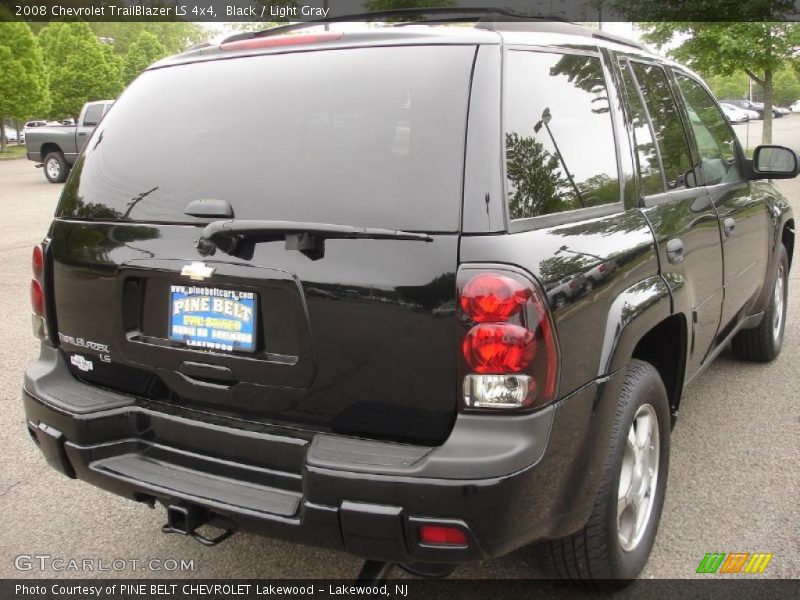Black / Light Gray 2008 Chevrolet TrailBlazer LS 4x4