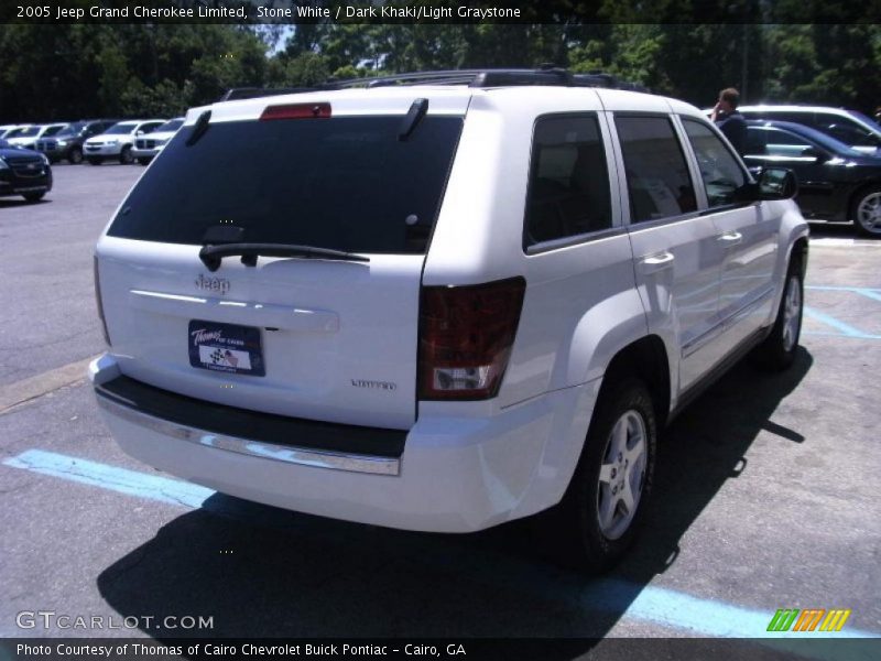 Stone White / Dark Khaki/Light Graystone 2005 Jeep Grand Cherokee Limited