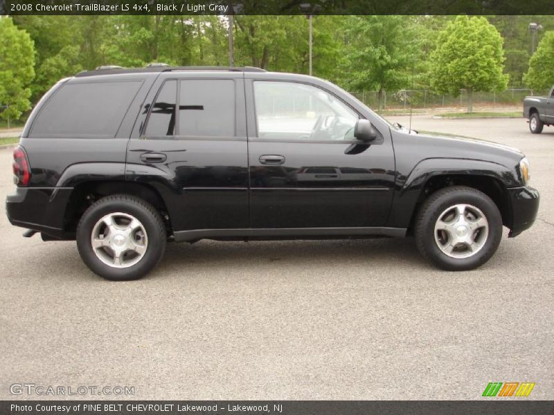 Black / Light Gray 2008 Chevrolet TrailBlazer LS 4x4