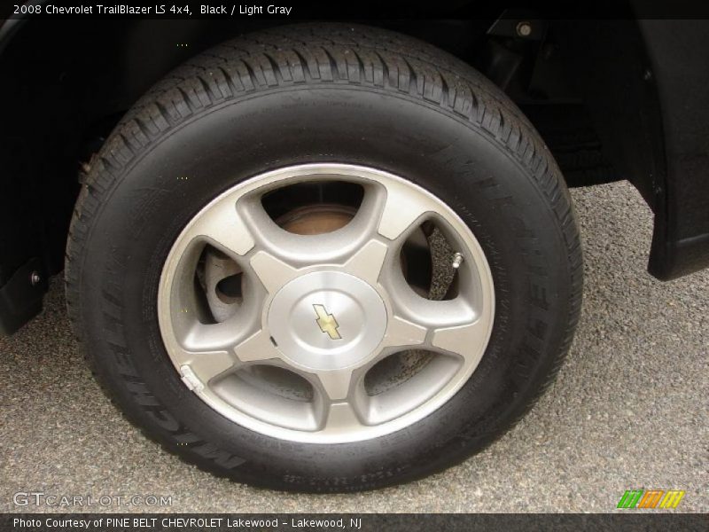 Black / Light Gray 2008 Chevrolet TrailBlazer LS 4x4