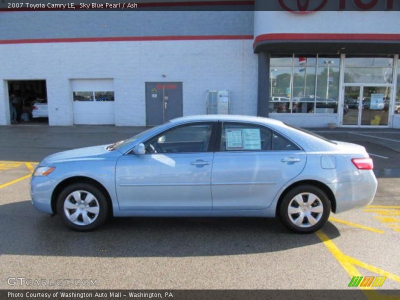 Sky Blue Pearl / Ash 2007 Toyota Camry LE