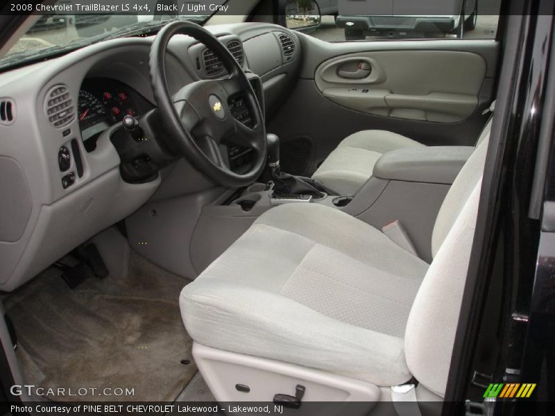 Black / Light Gray 2008 Chevrolet TrailBlazer LS 4x4